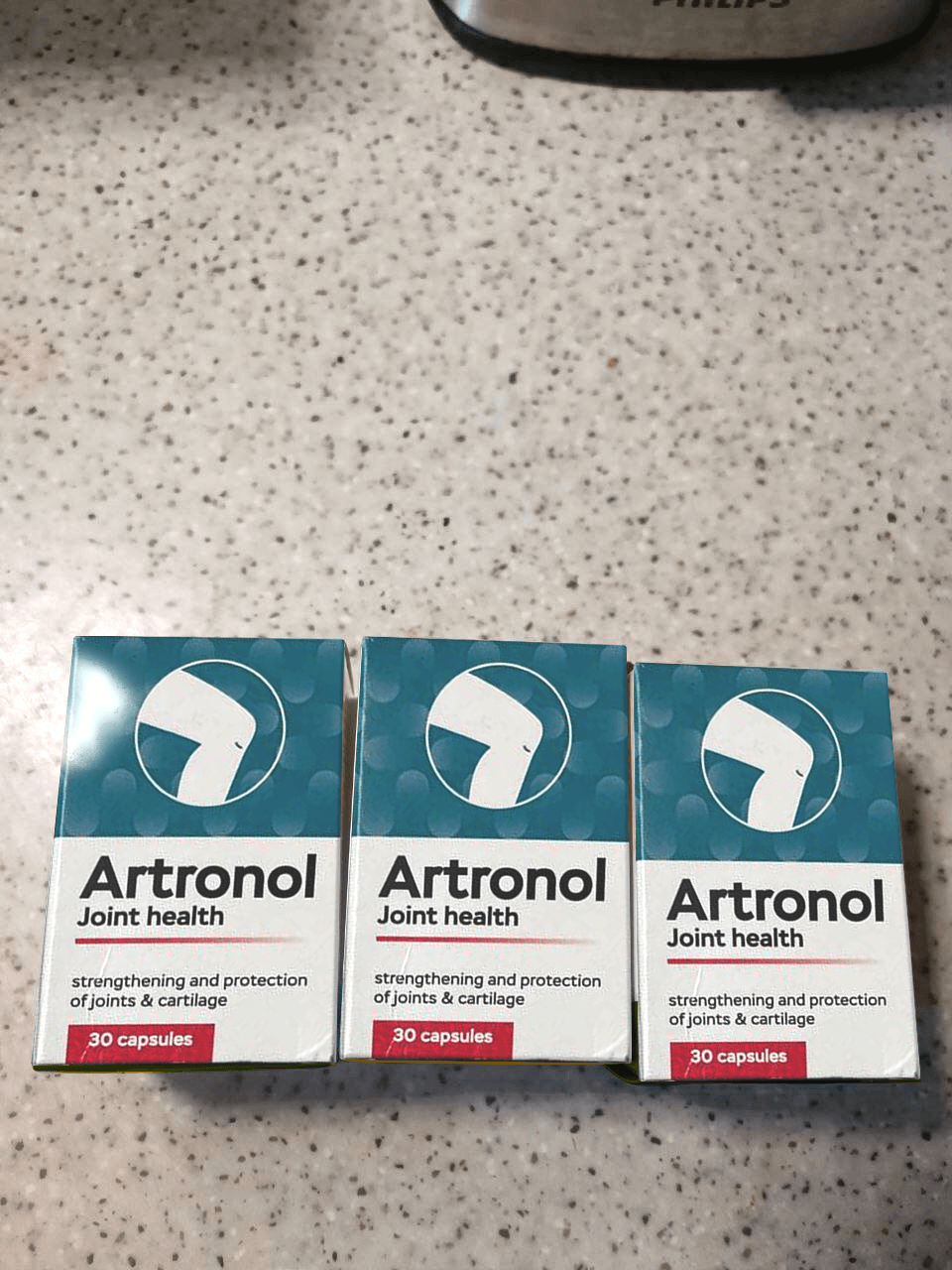 Artronol — cajas y envase